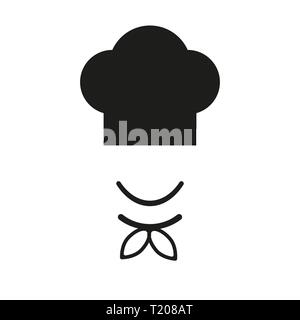 chef hat icon vector Stock Vector