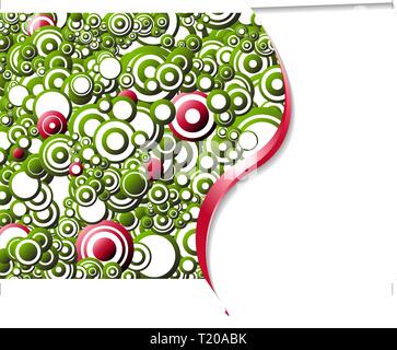 Lot of circles - background with place for your text Stock Vector