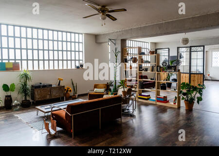 Interior of a loft office Stock Photo