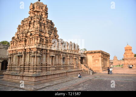 Brihadisvara Temple, Thanjavur, Tamil Nadu, India Stock Photo