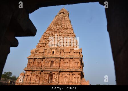 Brihadisvara Temple, Thanjavur, Tamil Nadu, India Stock Photo