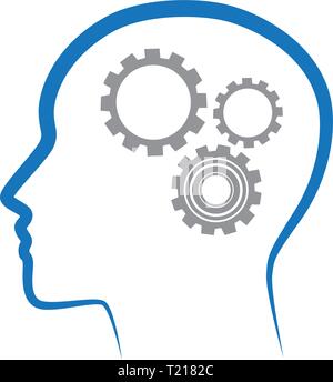 head gears, logo icon Stock Vector