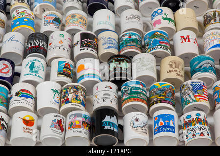 Souvenir Mugs, Keepsakes, Mugs, Coffee Mugs, Potts, From Different Locations, Countries, Travel Souvenirs, Stock Photo