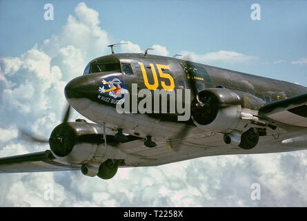 Douglas DC-3-C-47 Airplane Stock Photo