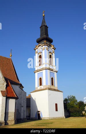 Assumption Serbian Orthodox Church, Rackeve, Hungary. Nagyboldogasszony Szerb Ortodox templom Ráckeve, Magyarország. Stock Photo