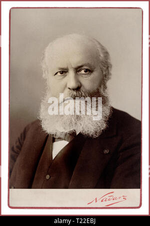 GOUNOD composer Vintage' Nadar' portrait of Charles-François Gounod a French composer, best known for his Ave Maria, based on a work by Bach, as well as his opera Faust.   Paris Studio Portrait by celebrated and innovative Photographer 'Nadar' Date 1890 Stock Photo