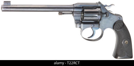 Small arms, revolver, Colt Police Positive, 1912, caliber .22, Additional-Rights-Clearance-Info-Not-Available Stock Photo