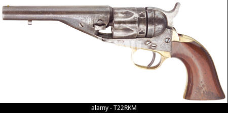 Small arms, revolver, Colt Police 1862, caliber .38, Additional-Rights-Clearance-Info-Not-Available Stock Photo