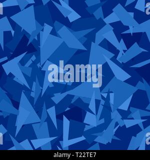 Modern Colored Pattern. Seamless Blue Texture Stock Vector