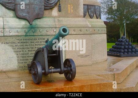 National Armada memorial (Britannia), Plymouth, Devon, England. Stock Photo