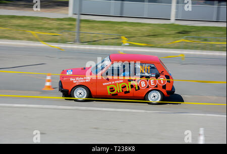 Sajmski autoslalom 2019 - Yugo Stock Photo