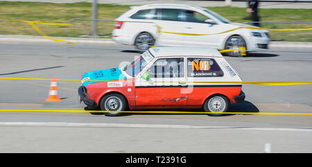 Sajmski autoslalom 2019 - Yugo Stock Photo