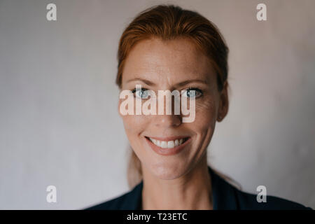 Portrait of smiling businesswoman Stock Photo