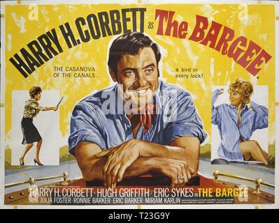 The Bargee (1964) Film poster, Harry H Corbett,      Date: 1964 Stock Photo