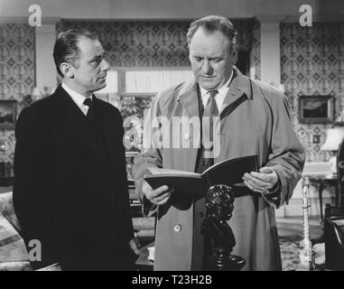 Clue of the Silver Key (1961) An Edgar Wallace Mystery Thriller.    Patrick Cargill, Bernard Lee,     Date: 1961 Stock Photo