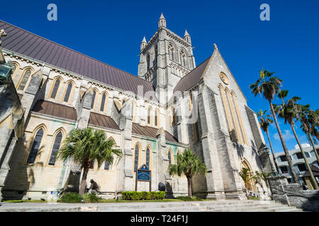 Bermuda, Hamilton, Cathedral of The Most Holy Trinity Stock Photo