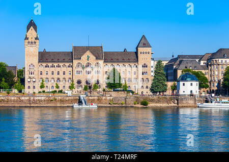 Prussian government or Preussisches Regierungsgebaude building in the centre of Koblenz town in Germany Stock Photo