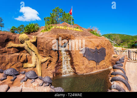 DALAT, VIETNAM - MARCH 12, 2018: Tunnel Clay Park in Dalat city in Vietnam Stock Photo