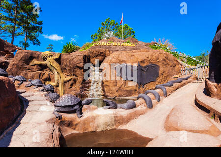 DALAT, VIETNAM - MARCH 12, 2018: Tunnel Clay Park in Dalat city in Vietnam Stock Photo