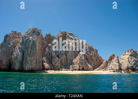 The cliffs at Lands End in Cabo San Lucas at the tip of the Baja California in Mexico Stock Photo