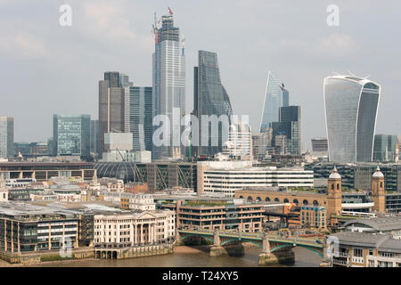 Tate Modern, London, UK. 30th March, 2019. Aerial views of the city. © Byron Kirk Stock Photo