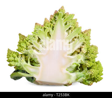 romanesco isolated on white with clipping path Stock Photo