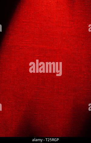 Red canvas abstract texture background Stock Photo