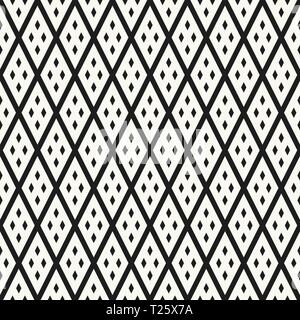 Geometric rhombuses seamless pattern Stock Vector