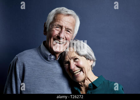Portrait of happy senior couple Stock Photo