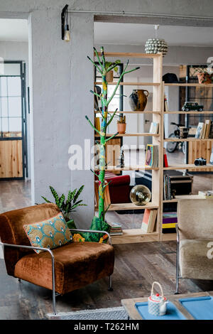 Interior of a loft office Stock Photo