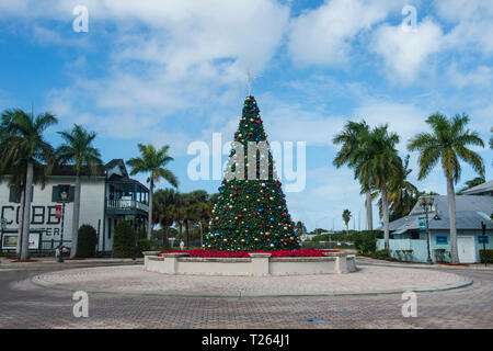 USA, Florida, Key West, Christmas tree Stock Photo
