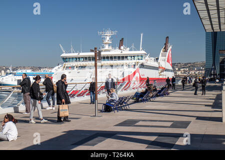 Marseille : La Joliette,shopping center 'Les Terrasses du Port' Stock Photo