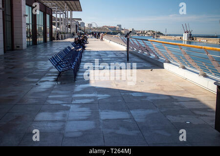 Marseille : La Joliette,shopping center 'Les Terrasses du Port' Stock Photo