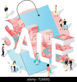 Summer concept isometric vector illustration. EPS10 Stock Vector