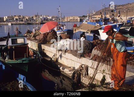 favignana island, egadi islands, messina province, sicilia, italy Stock Photo