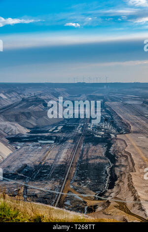 Germany, Grevenbroich, Garzweiler surface mine Stock Photo