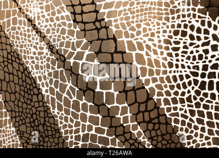 wet ceramic tile background with black and white grid pattern on grey Stock Photo