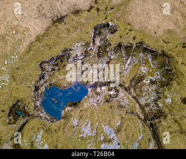 A view of Foggin Tor on Dartmoor, Devon, UK. Stock Photo