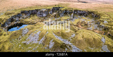 A view of Foggin Tor on Dartmoor, Devon, UK. Stock Photo