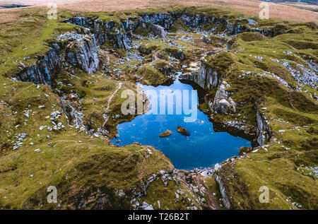 A view of Foggin Tor on Dartmoor, Devon, UK. Stock Photo