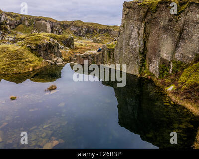 A view of Foggin Tor on Dartmoor, Devon, UK. Stock Photo