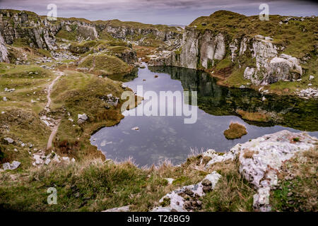 A view of Foggin Tor on Dartmoor, Devon, UK. Stock Photo