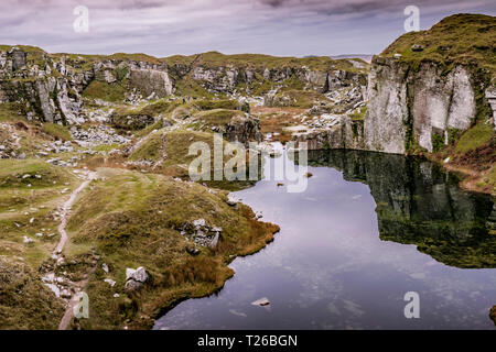 A view of Foggin Tor on Dartmoor, Devon, UK. Stock Photo