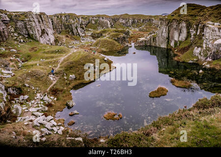 A view of Foggin Tor on Dartmoor, Devon, UK. Stock Photo