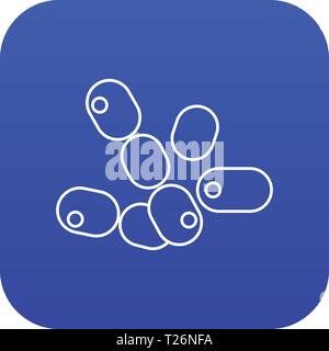 Coccus bacilli icon blue vector Stock Vector Image & Art - Alamy