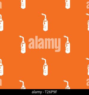 Avto welding torch pattern vector orange Stock Vector