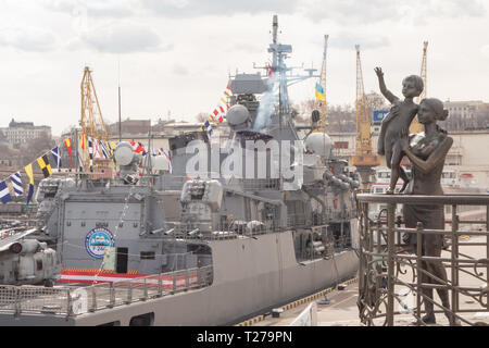 The Barbaros-class frigates 2 are among the most modern frigates in the Turkish Navy. They were designed in Germany and are part of the MEKO group of  Stock Photo