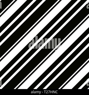 Halloween Pattern of repetitive vertical strips of black and white color. Black and white diagonal stripes background. Seamless texture background. Ve Stock Vector