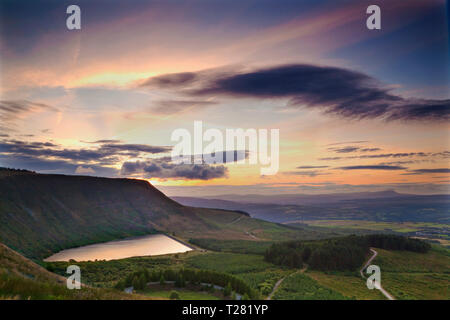 Craig y Llyn, Rhigos,  Llyn Fawr, Rhondda, South Wales, U.K. Stock Photo