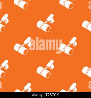Welding torch cutting pattern vector orange Stock Vector